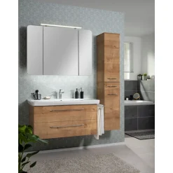 Fackelmann Hochschrank Milano 31 x 166 x 32 cm Ast-Eiche
