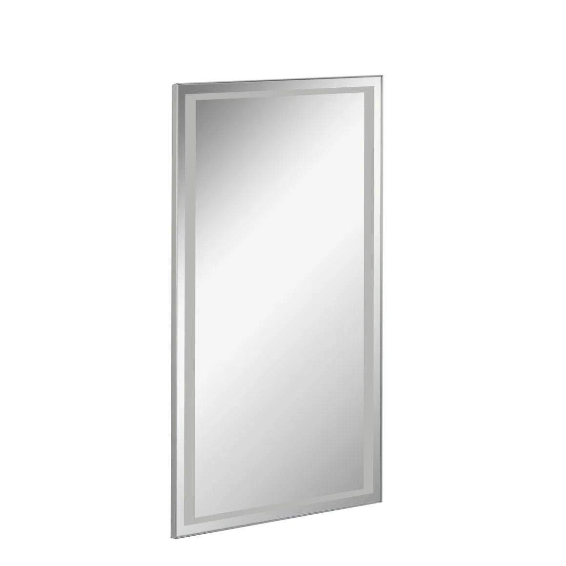Fackelmann LED-Spiegel Framelight 40,5 x 70,5 x 2,5 silber