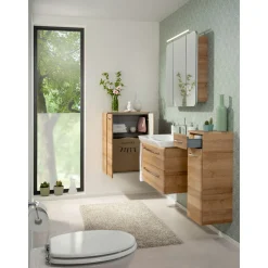 Fackelmann Waschtischunterschrank Milano 80 x 49,5 x 48 cm Ast-Eiche