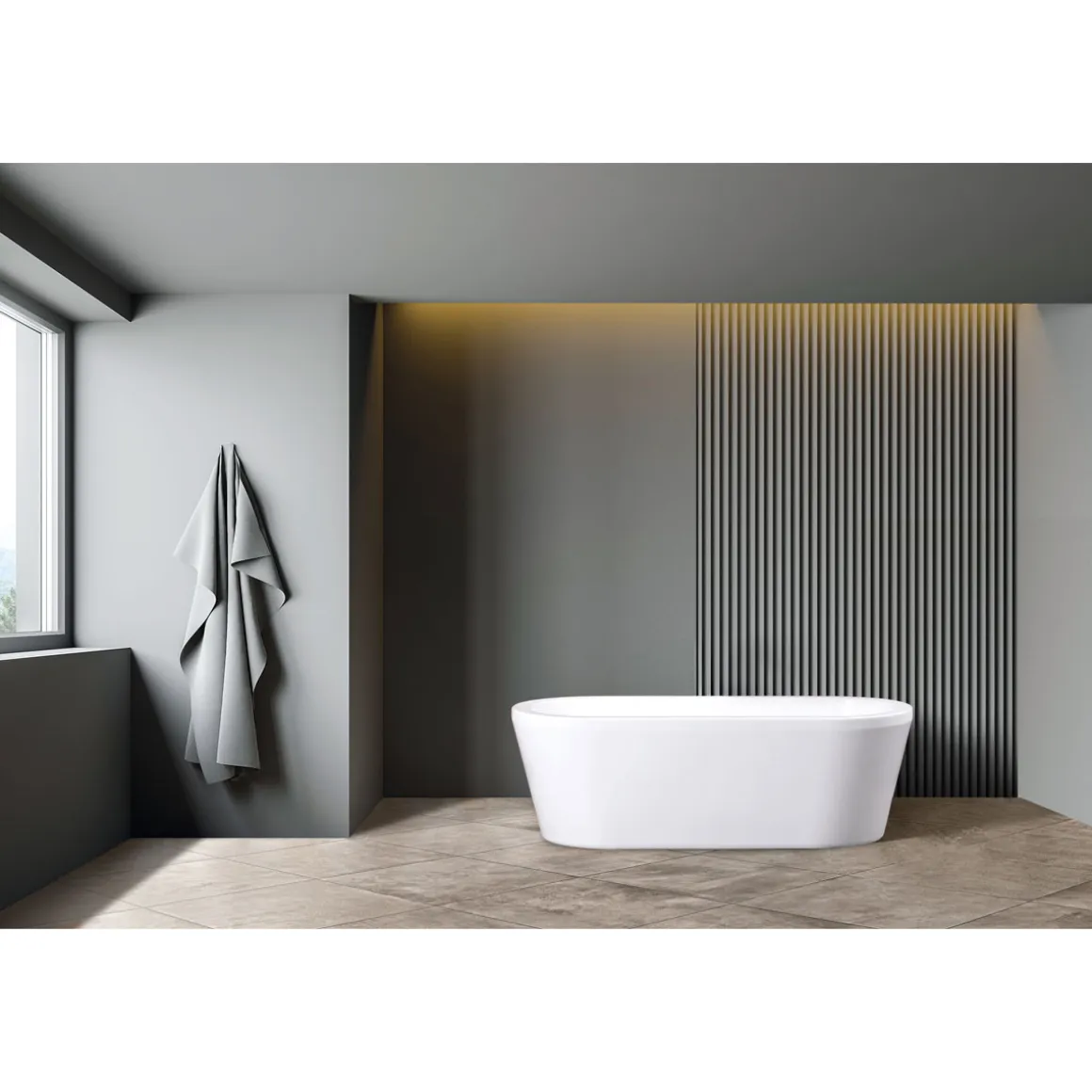 Feinsteinzeug Store Cement grau 60 x 60 cm