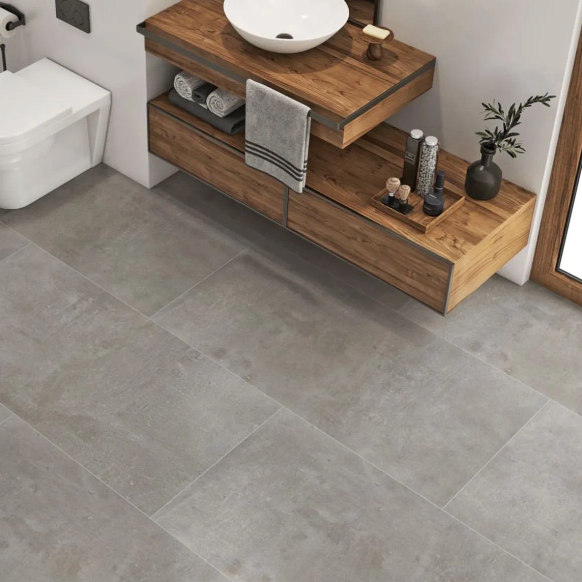 Feinsteinzeug Urbon Pro grey ca. 60 x 120 cm