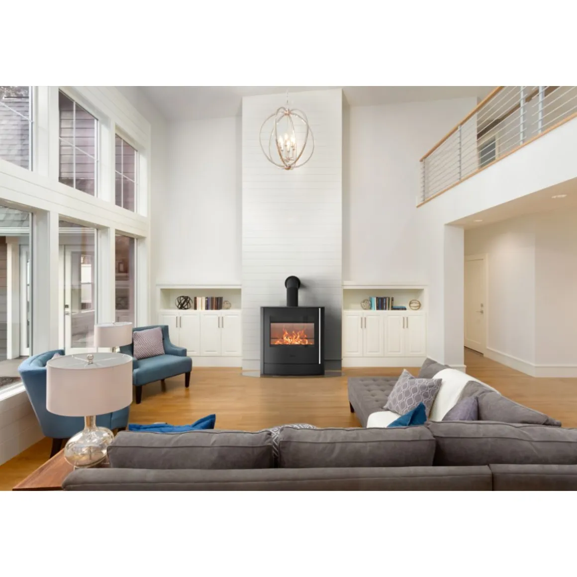 Fireplace Kaminofen Adamis Stahl