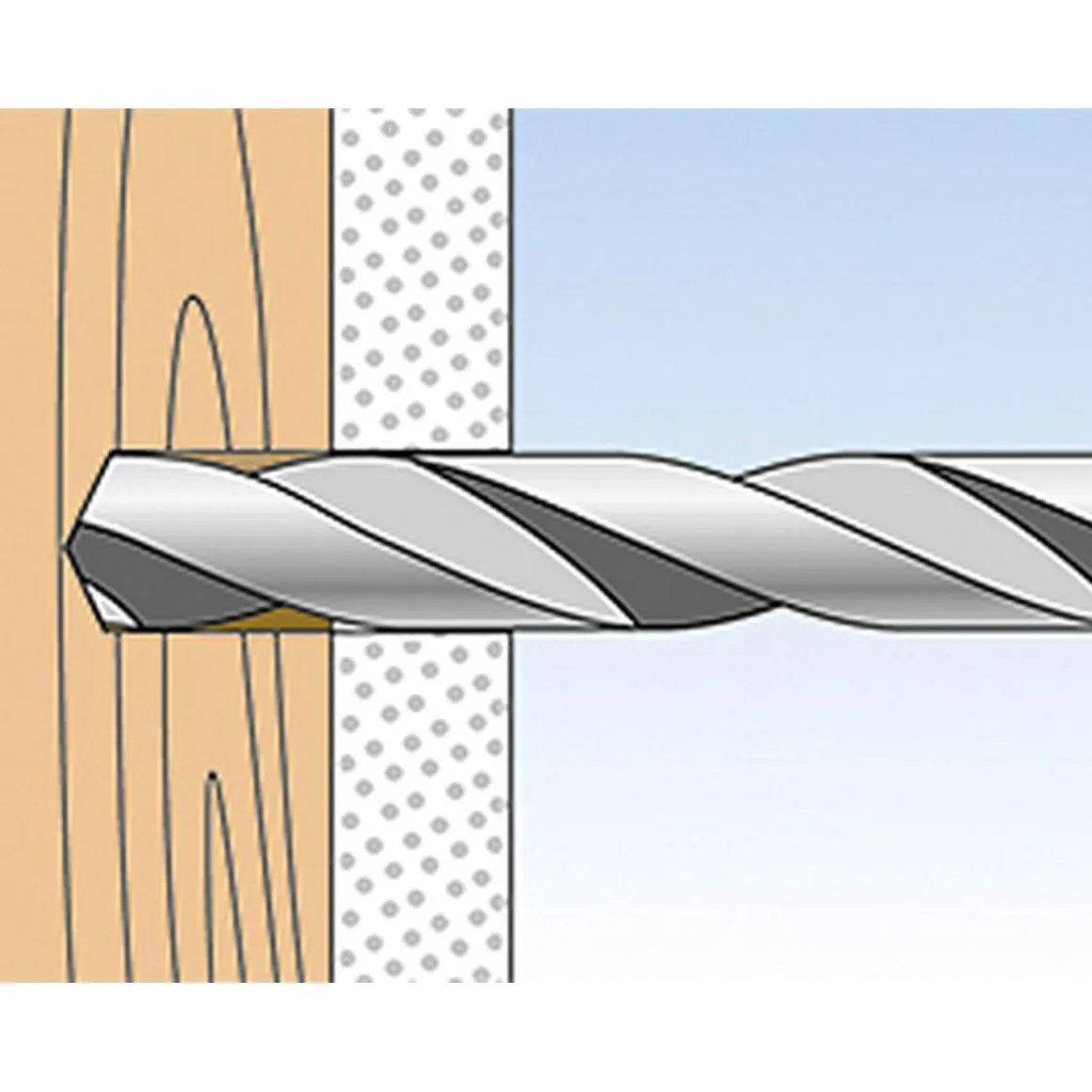Fischer Nylon-Kippdübel DuoTec 10 mit Rundhaken 2 Stück