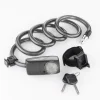 Fischer Bikes Alarm-Spiralschloss 120 cm 12 mm