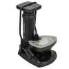 Fischer Bikes Fuß-Standpumpe mit Manometer und Adapter schwarz
