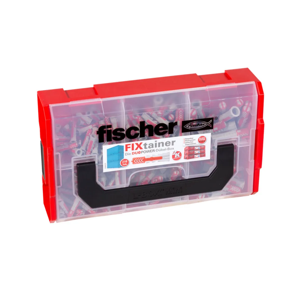 Fischer Sortimentsbox FIXtrainer Duopower 210-teilig