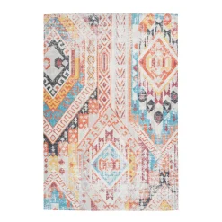 Flachflorteppich „Indiana 200“, multi/orange