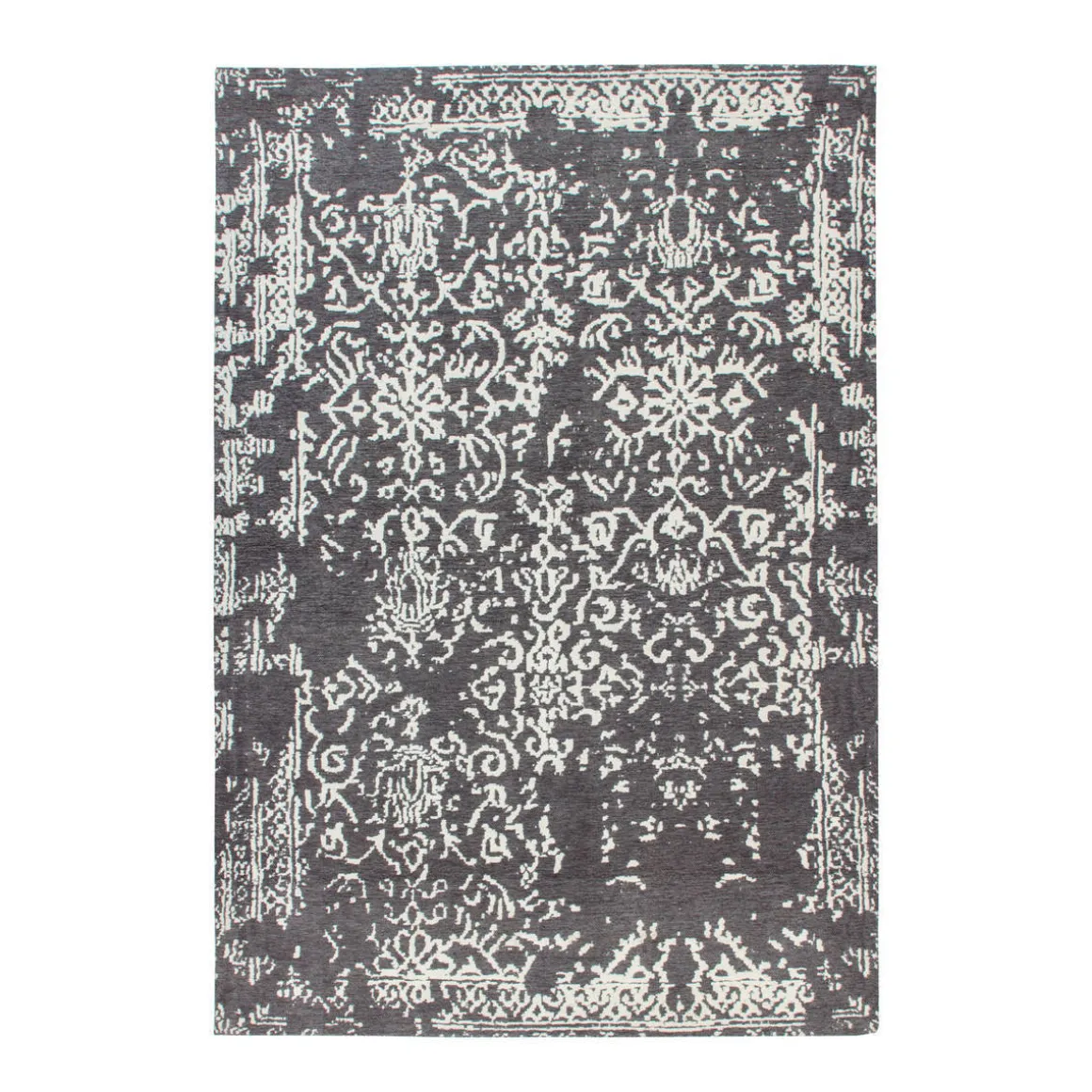 Flachflorteppich „River 130“, grau/anthrazit