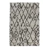 Flachflorteppich „River 110“, grau/schwarz