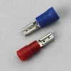 Flachsteck-Hülsen 1,5-2,5 mm blau 25 Stück