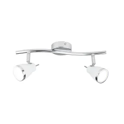 Flector Spotserie Retro White chrom-weiß