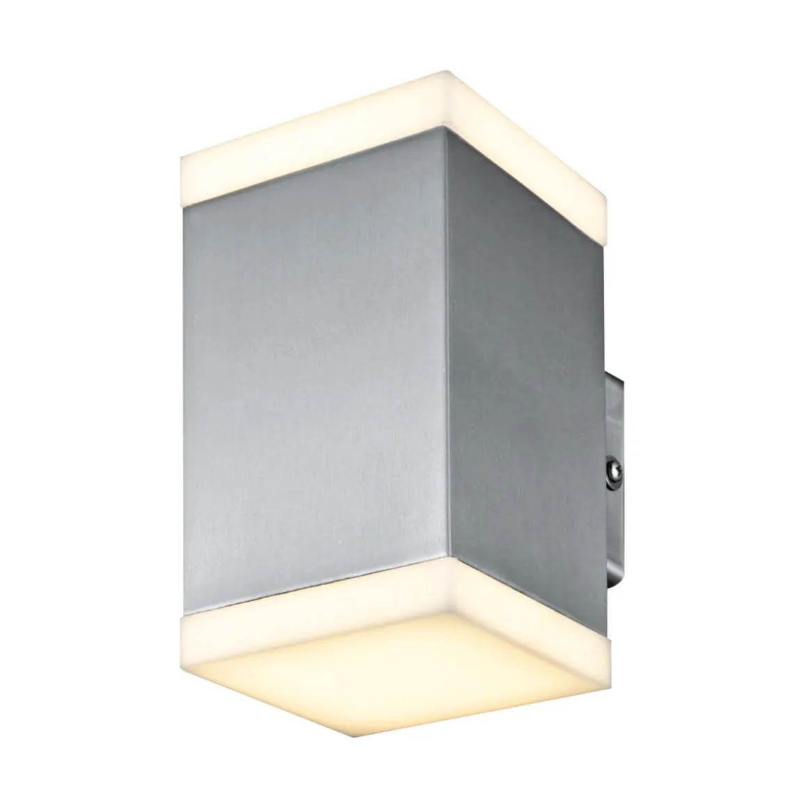 Flector Garten Außenwandleuchte Quadro silber