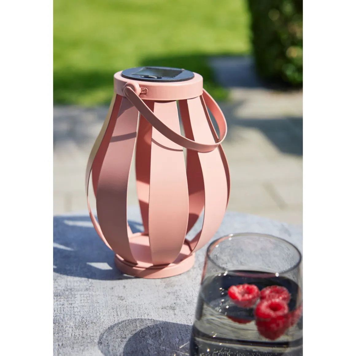 Flector Garten Flector LED Solarlaterne Rosa