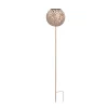 Flector Garten LED Solarspiess beige