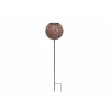 Flector Garten LED Solarspiess terracotta