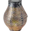 Flector Garten LED-Solar-Dekolicht Orient silber 12,5 x 12,5 x 16 cm