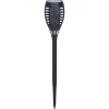 Flector Garten LED-Solarfackel Flame schwarz 5er-Set