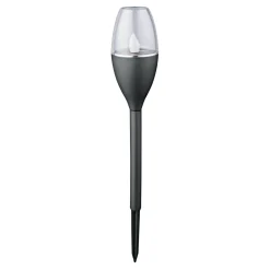 Flector Garten LED-Solarfackel Ambience schwarz 4er-Set