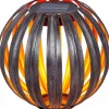 Flector Garten LED-Solar-Kugelleuchte Naxos kupfer