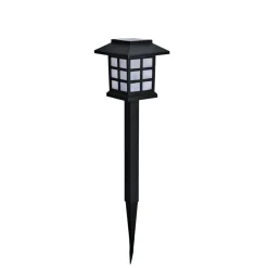 Flector Garten LED-Solarspieß Laterne schwarz inkl Erdspieß
