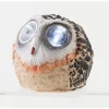 Flector Garten LED-Solartier Eule braun