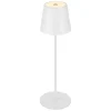 Flector Garten LED-Tischleuchte Antigua weiß Durchmesser 12 x 38 cm