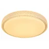 Flector LED-Deckenleuchte Clarice mit Kristallrand