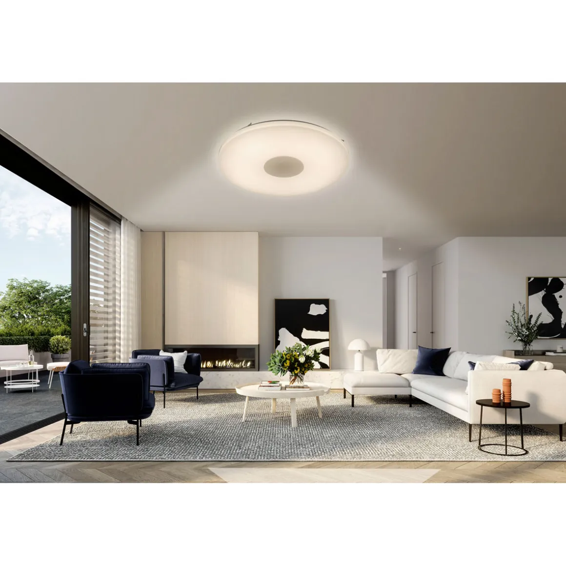 Flector LED-Deckenleuchte Cassidy