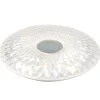 Flector LED-Deckenleuchte Kristall weiß