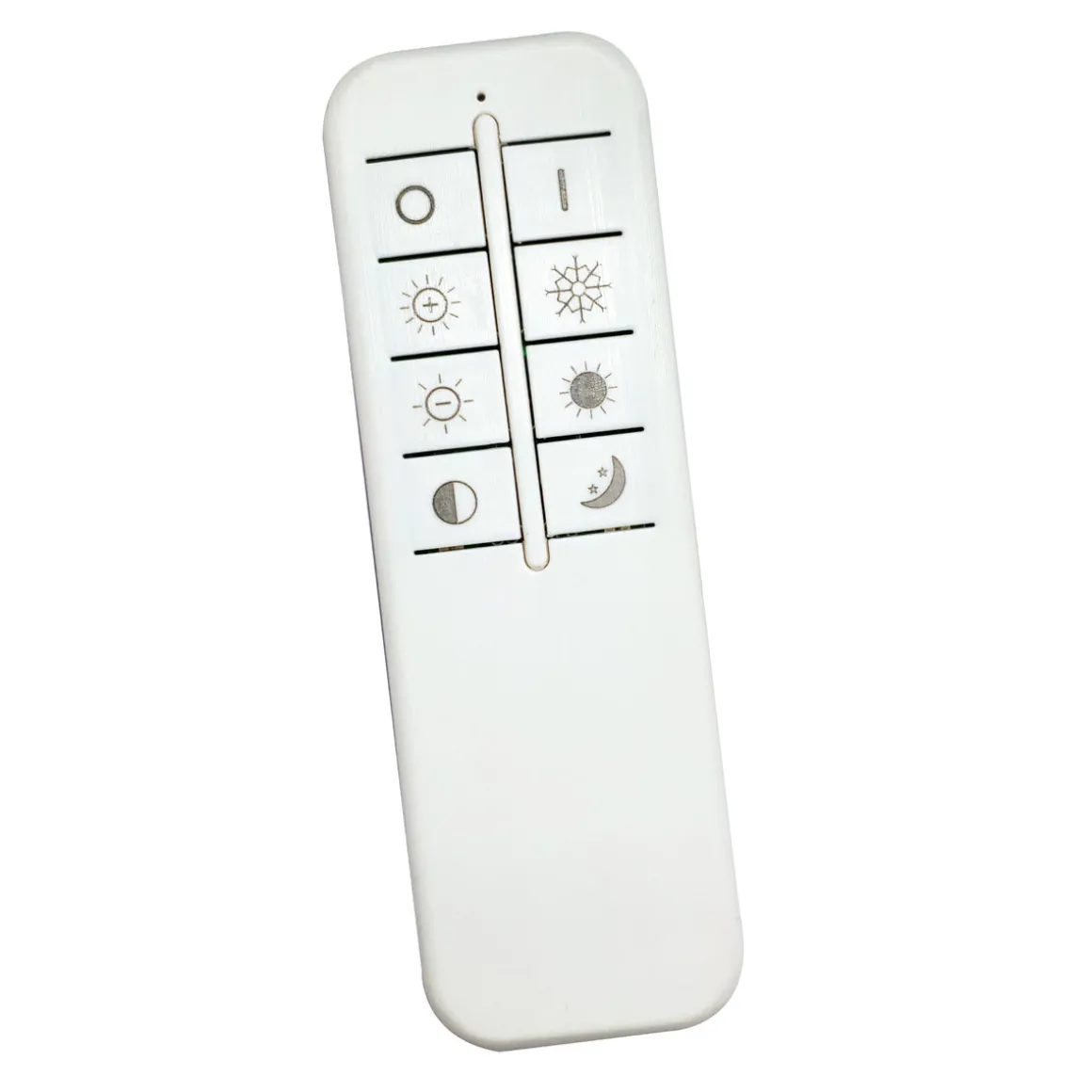 Flector LED-Deckenleuchte Kristall weiß