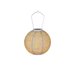 Flector LED-Solarlampion Taupe 20 cm inkl Akku