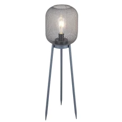 Flector Solar-Laterne Urban Nova 2in1 grau Metall warmweiße LED