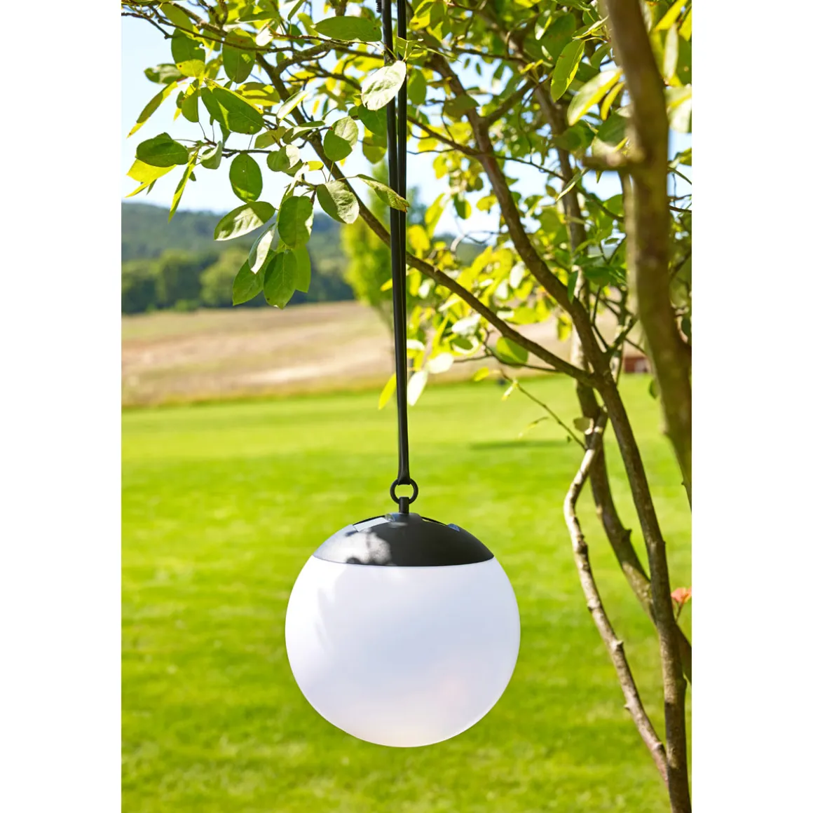 Flector Solar-Pendelleuchte Aurora inkl Akku 9 warmweiße LED