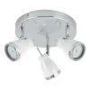 Flector Spotserie Retro White weiß-chrom GU10