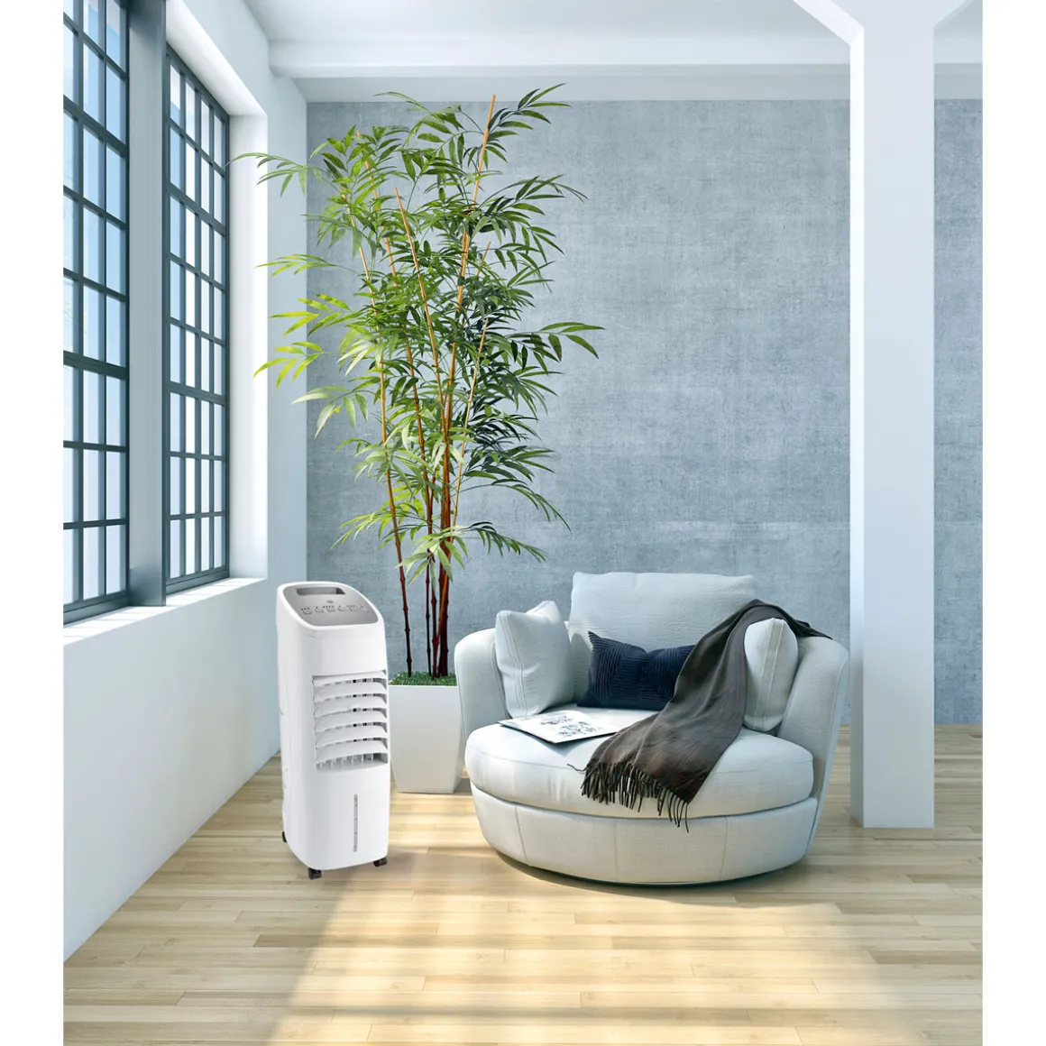 Flector Technik Luftkühler Air Cooler 9 L mit Timer
