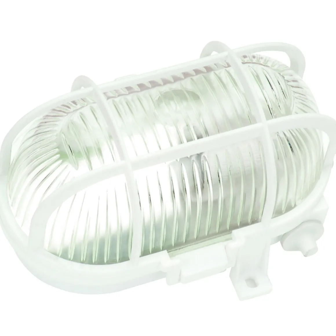 Flector Technik Oval-Wandleuchte weiß