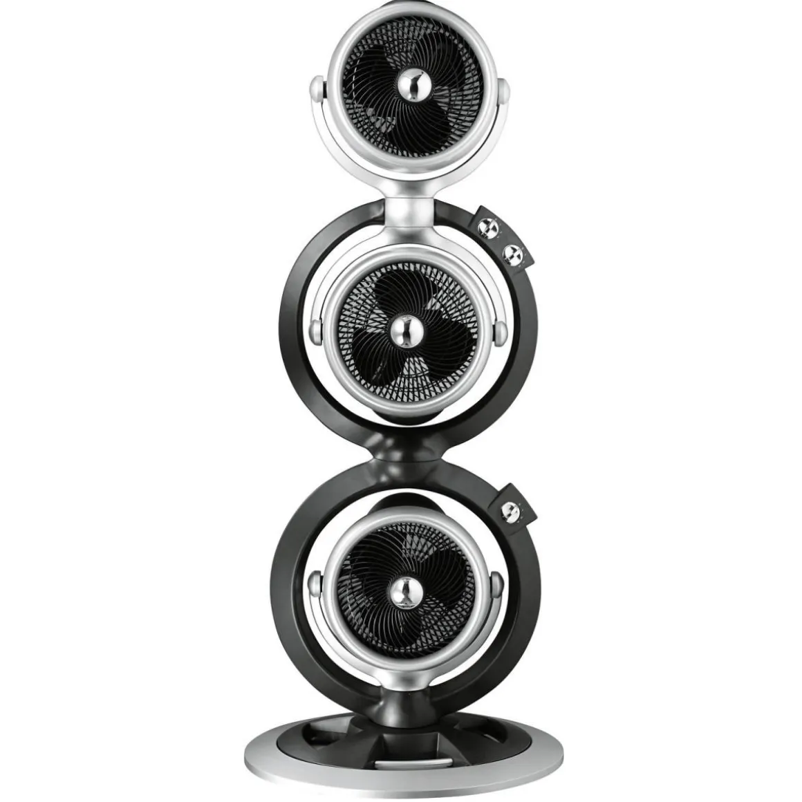 Flector Technik Standventilator Triple schwarz
