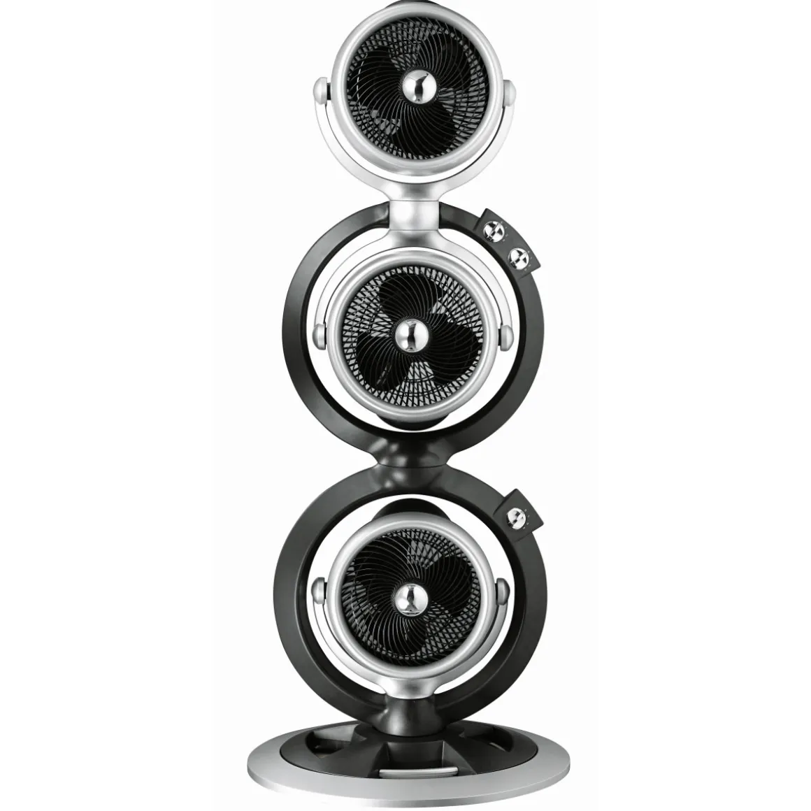 Flector Technik Standventilator Triple schwarz