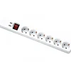 Flector Technik Steckdosenleiste 6-fach mit USB weiß