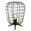 Flector Tischleuchte Faraday Metall Schwarz