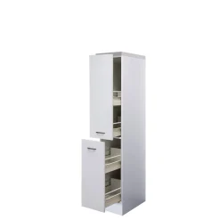 Flex-Well Demi-Apothekerschrank „Wito“, 30x161x60 cm, weiß
