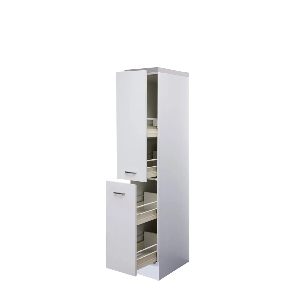 Flex-Well Demi-Apothekerschrank „Wito“, 30x161x60 cm, weiß