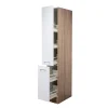 Flex-Well Küchen-Apothekerschrank „Samoa“, 30x200x57,1 cm, weiß/Sonoma Eiche