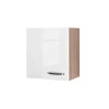 Flex-Well Küchenoberschrank „Valero“, 50x54,8x32 cm, weiß/Sonoma Eiche