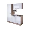 Flex-Well Singleküche „VALERO 1005-000“, 150x60, weiß-sonoma eiche