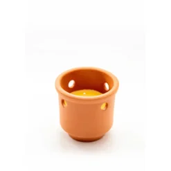 Flower Power Citronellakerze TERRA mit Loch 9,7 x 6 cm
