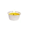 Flower Power 4er Set Citronellakerze in Aluschale 8 x 3,5 cm