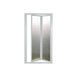 FORTE Nischendusche Klappsystem Domino 76 - 81 cm Duschwand
