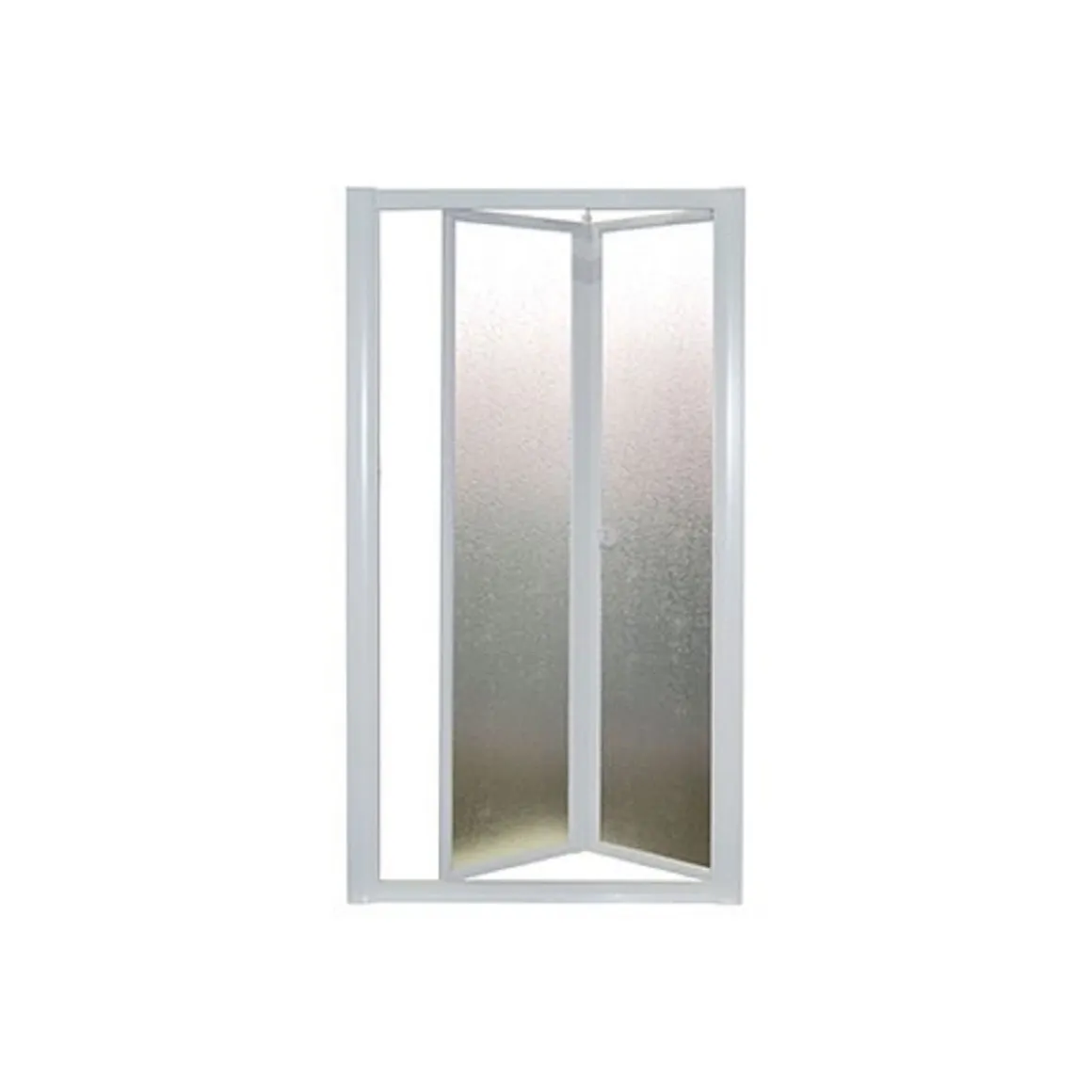 FORTE Nischendusche Klappsystem Domino 76 - 81 cm Duschwand