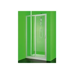 FORTE Nischendusche „Maestro“ Schiebesystem aus Acrylglas 100 - 110 cm